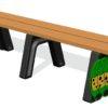 Minibeast End Backless Bench